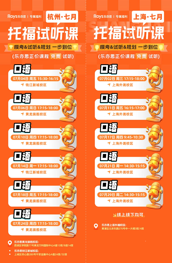 托福試聽課